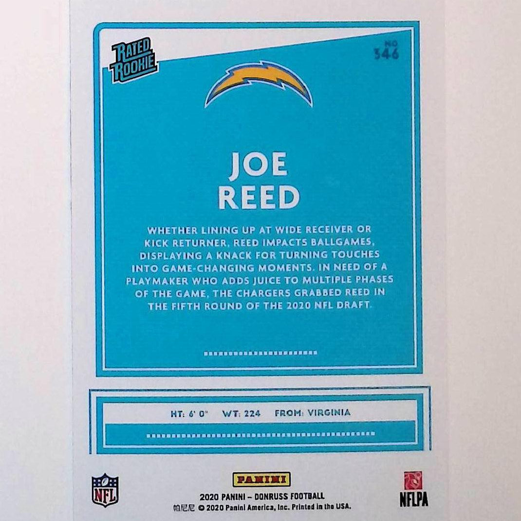 2020 Donruss #346 Joe Reed Rated Rookie Canvas - LoCo Collectables