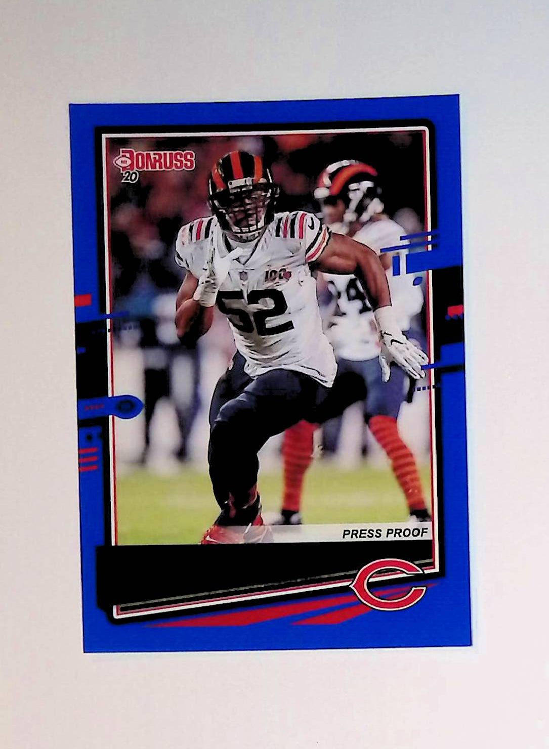 Khalil Mack 2020 Donruss Press Proof Blue #57 - LoCo Collectables