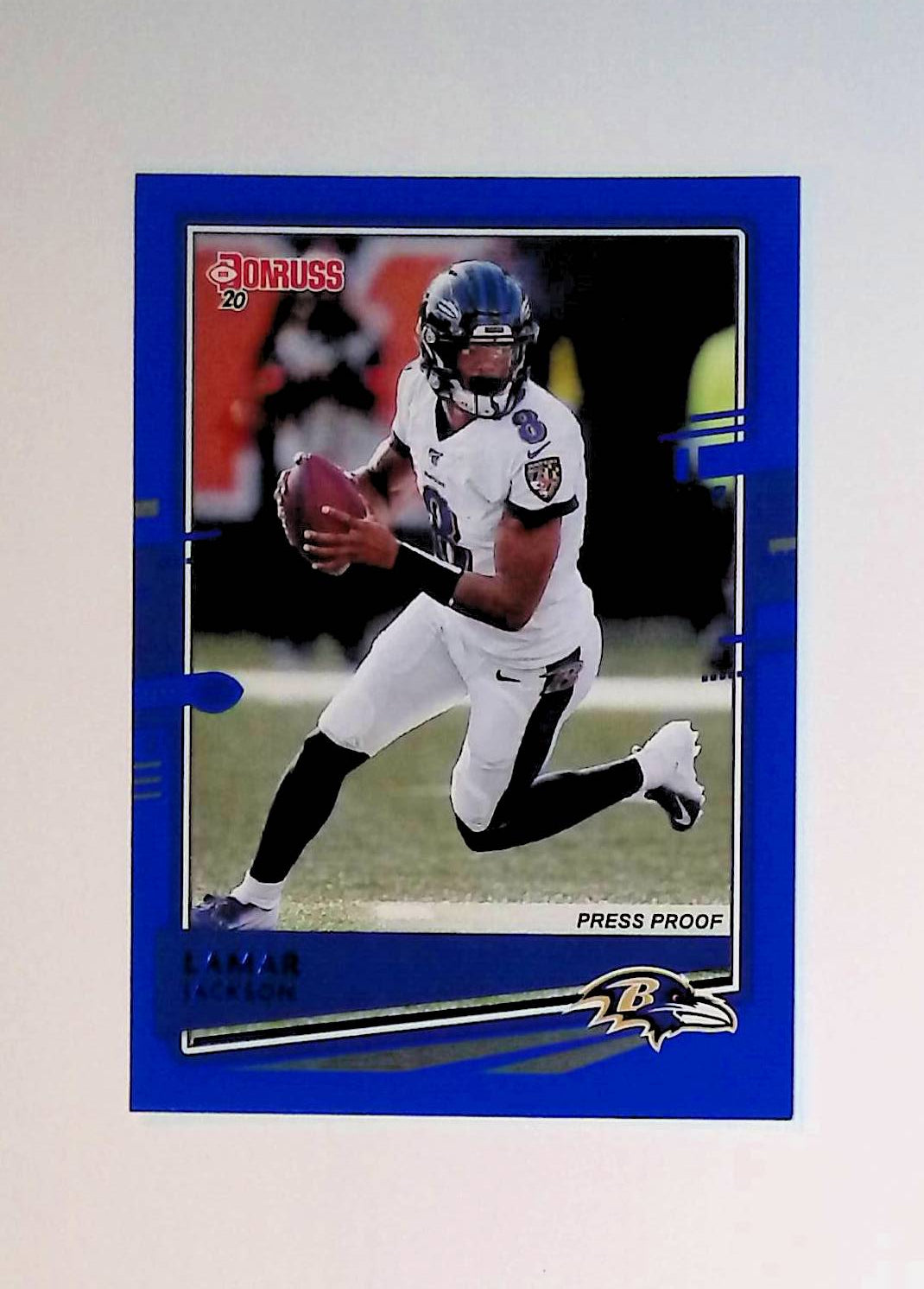 Lamar Jackson 2020 Donruss Press Proof Blue #33 - LoCo Collectables