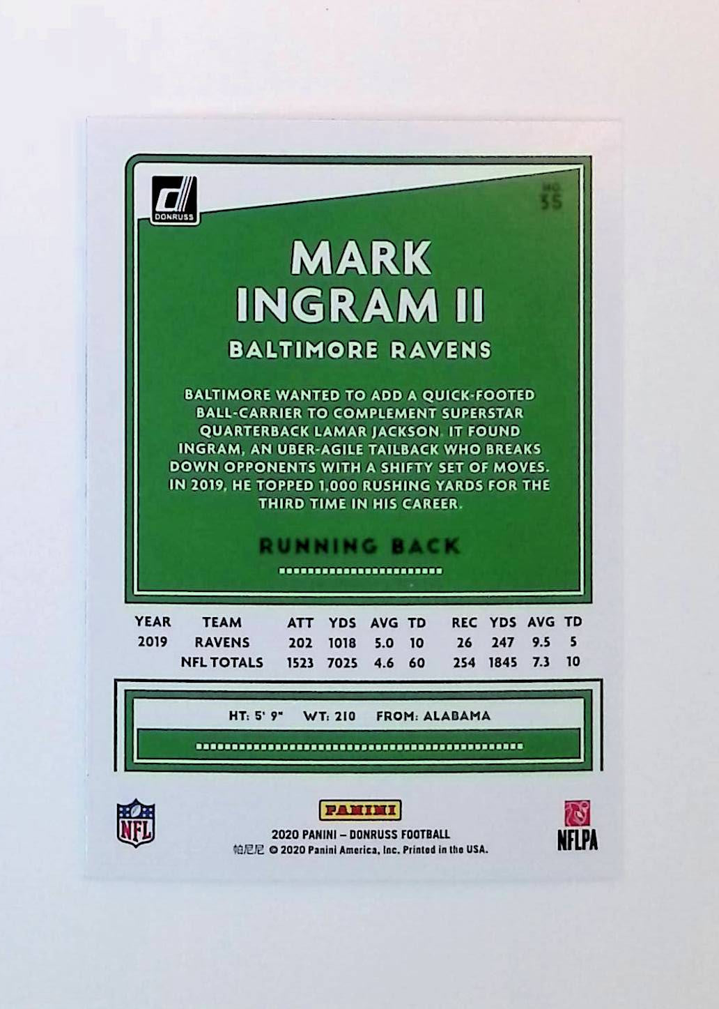 Mark Ingram II 2020 Donruss #35 - LoCo Collectables