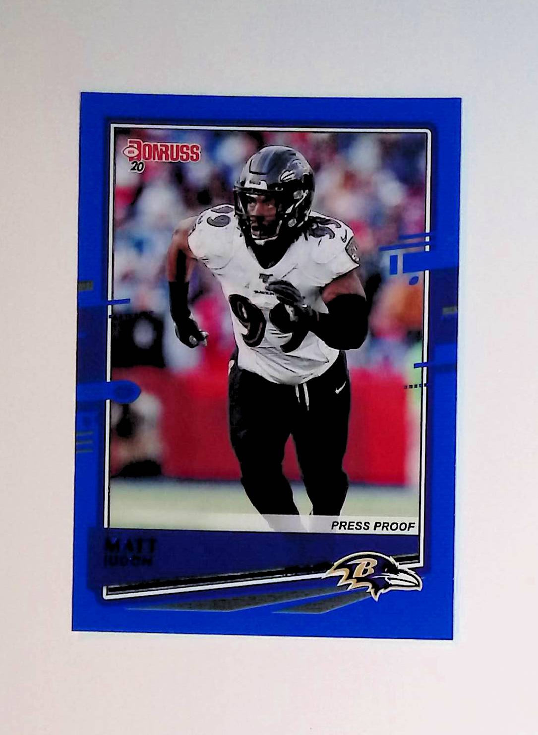 Matt Judon 2020 Donruss Press Proof Blue #39 - LoCo Collectables