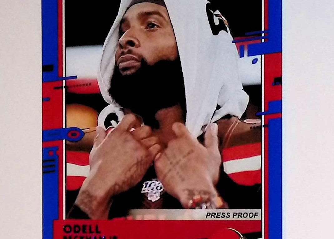2020 Donruss Press Proof #73 Odell Beckham Jr Photo Variation - LoCo Collectables