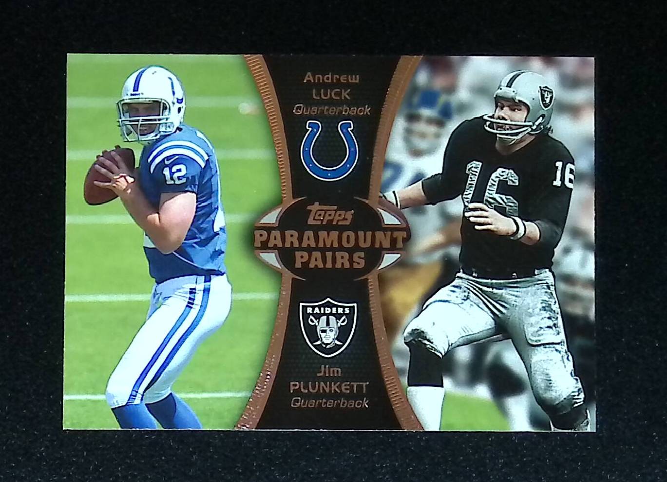 Andrew Luck, Jim Plunkett 2012 Topps Paramount Pairs #PA-LP - LoCo Collectables