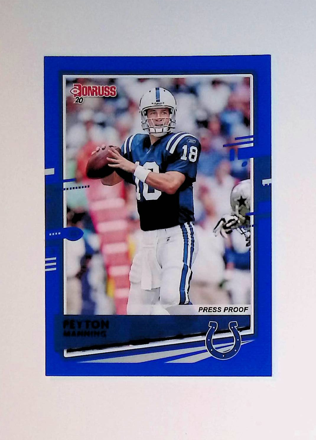 Peyton Manning 2020 Donruss Press Proof Blue #125 - LoCo Collectables