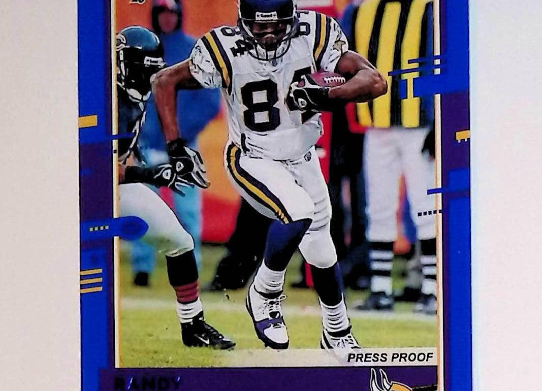 2020 Donruss Press Proof Blue #165 Randy Moss - LoCo Collectables