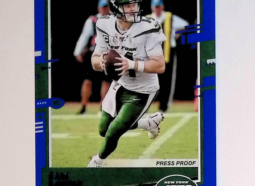 2020 Donruss Press Proof Blue #191 Sam Darnold Photo Variation - LoCo Collectables