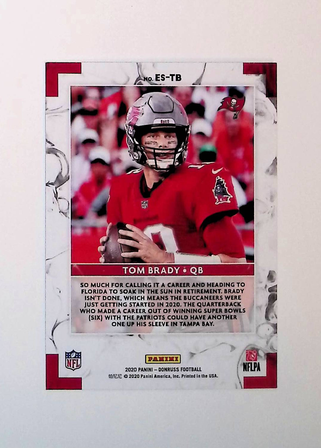 Tom Brady 2020 Donruss The Elite Series #ES-TB - LoCo Collectables