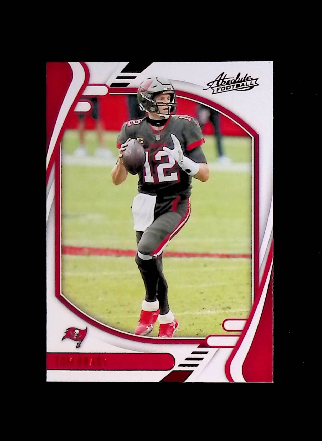 Tom Brady 2021 Panini Absolute Football Red Foil #91 - LoCo Collectables