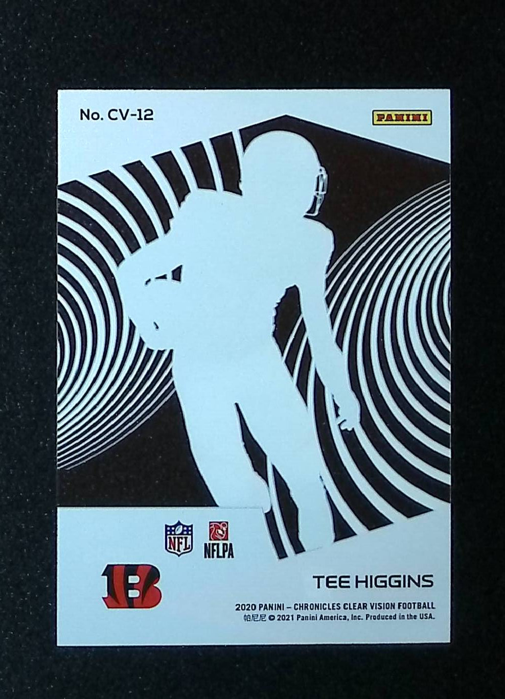 Tee Higgins 2020 Panini Clear Vision Rookies #CV-12 (Rookie Card) - LoCo Collectables