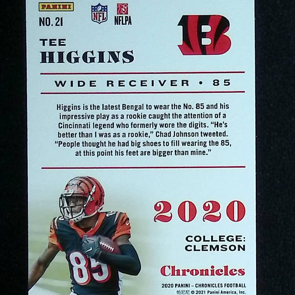 Tee Higgins 2020 Panini Chronicles #21 (Rookie Card) - LoCo Collectables