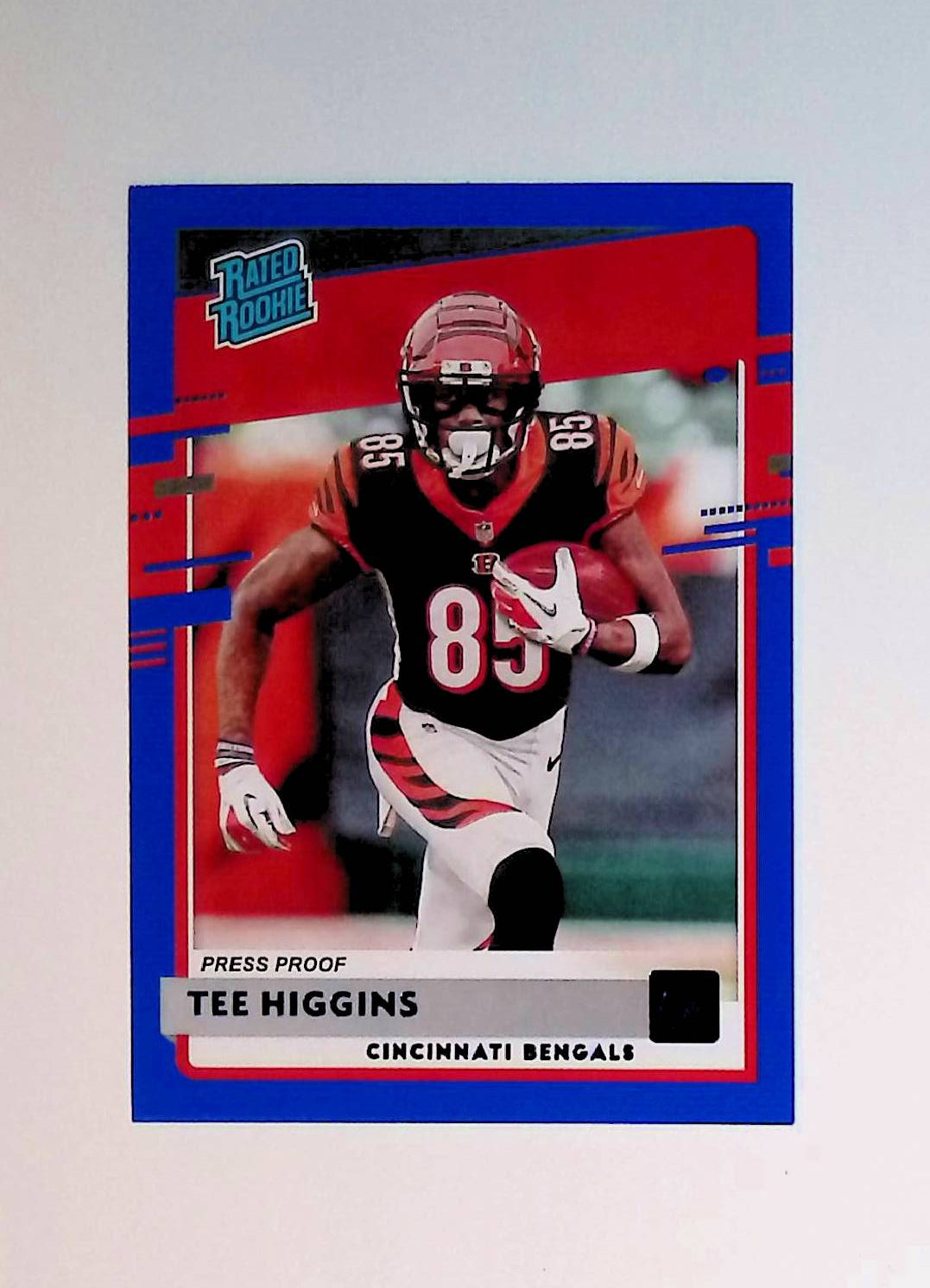 Tee Higgins 2020 Donruss Press Proof Blue Rated Rookie #310 (Rookie Card) - LoCo Collectables