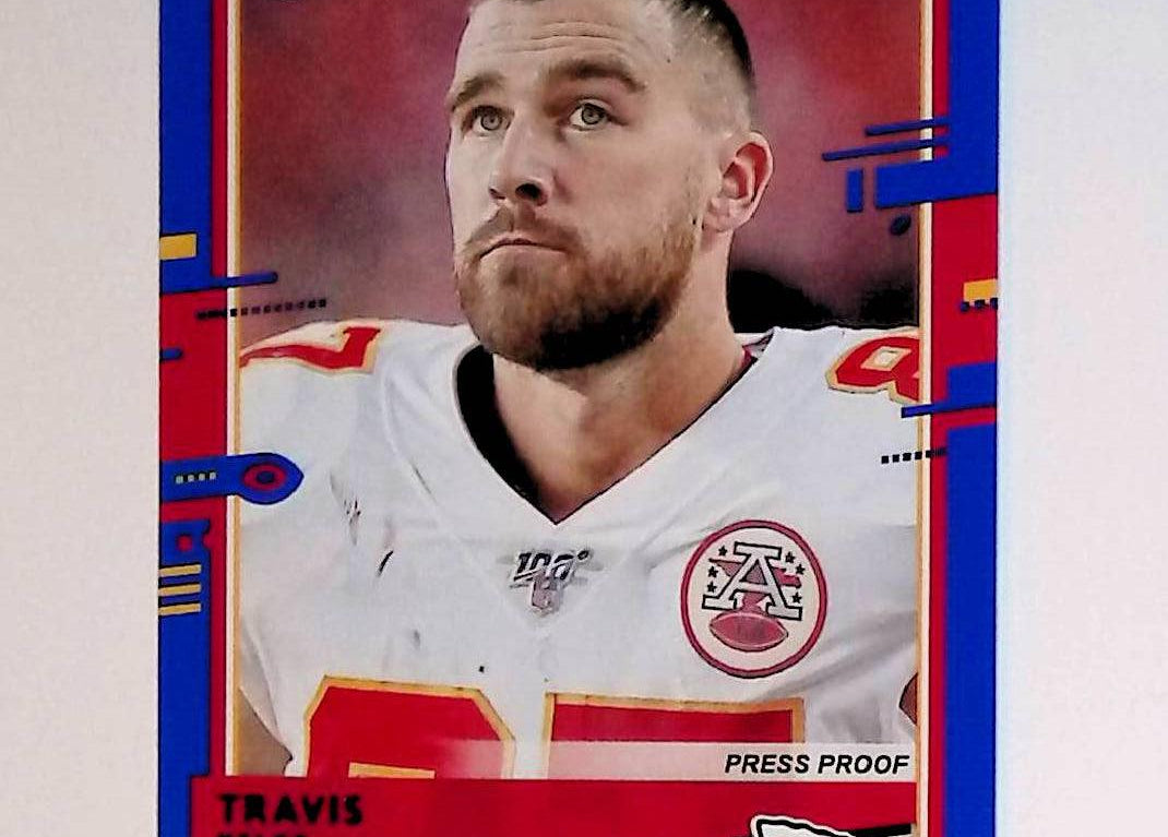 2020 Donruss Press Proof #3 Travis Kelce Photo Variation - LoCo Collectables
