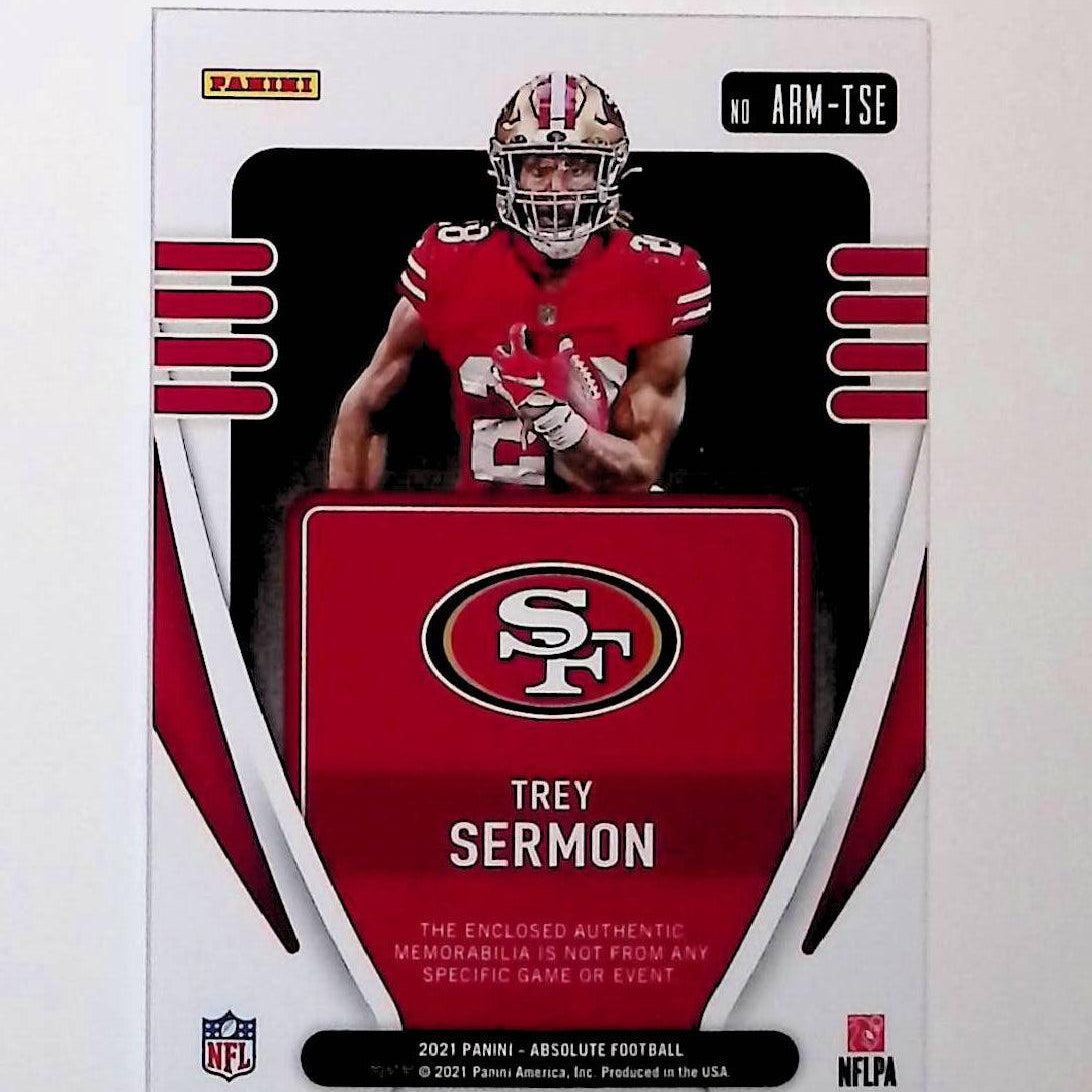 2021 Panini Absolute Rookie Materials #ARM-TSE Trey Sermon Relic - LoCo Collectables
