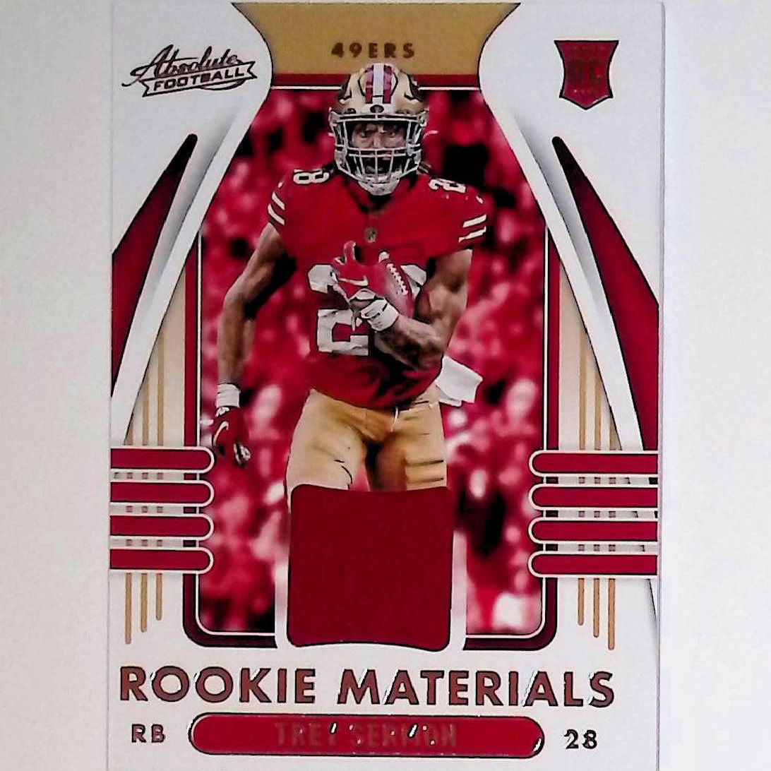 2021 Panini Absolute Rookie Materials #ARM-TSE Trey Sermon Relic - LoCo Collectables
